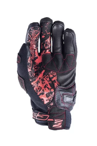 Guante Five Stunt Evo - Negro / Rojo - palma